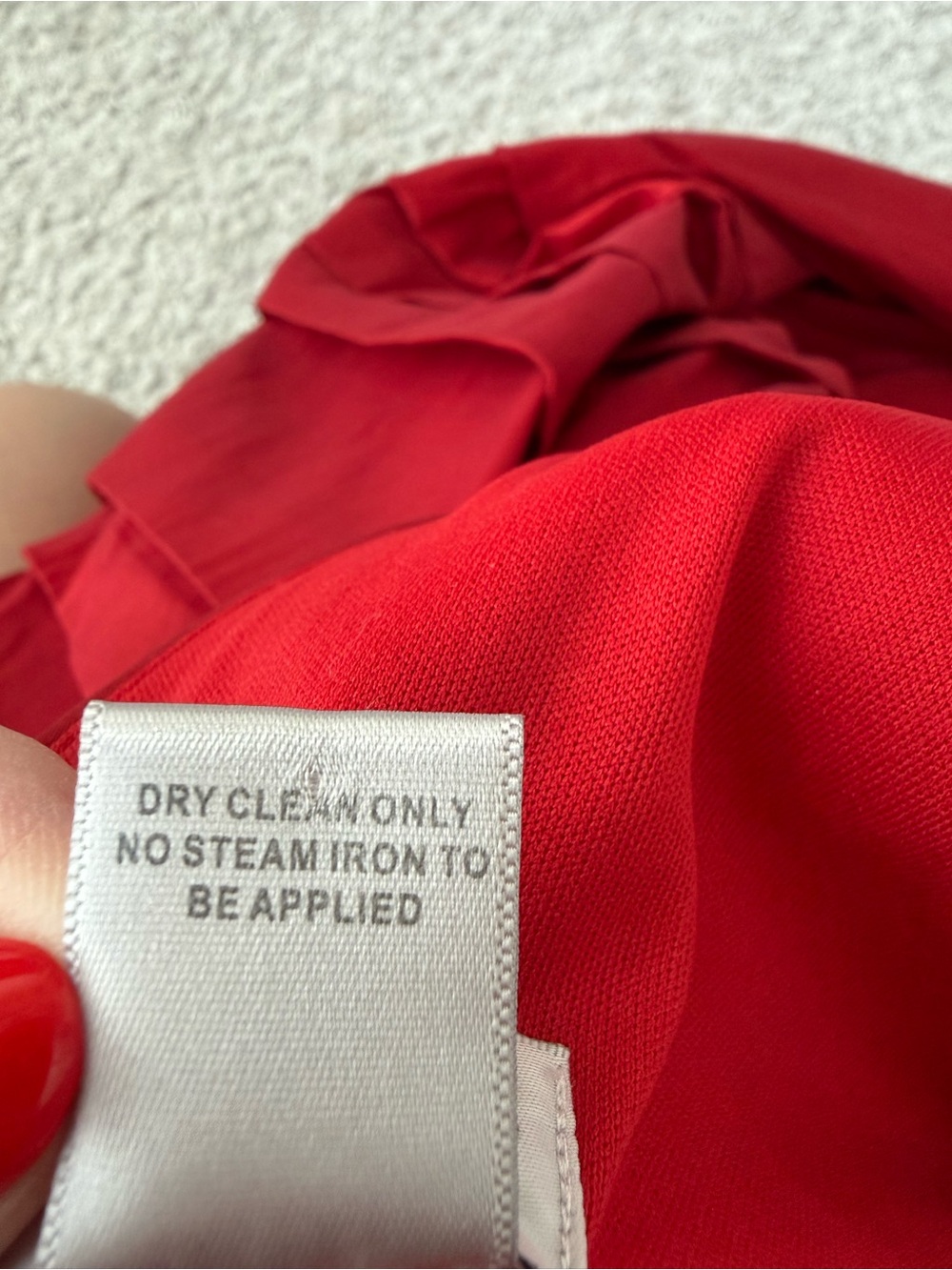 Cache Red V-Neck Sleeveless Satin Bodycon Dress - Picture 8 of 12